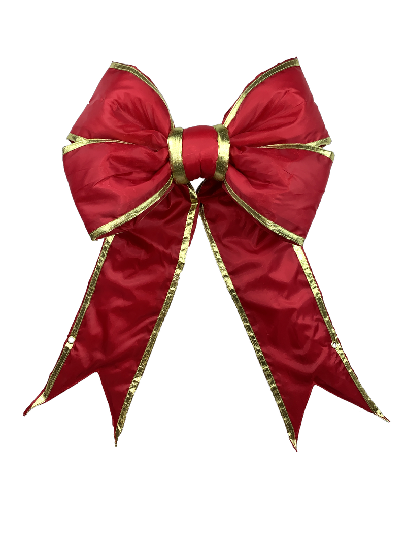 30" Red & Gold Premium Nylon Bow