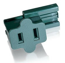 SPT-1 Female Slip-On Vampire Plug (10) - Green