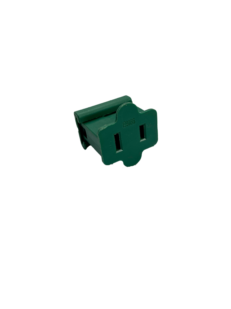 SPT-1 Female Slip-On Vampire Plug (10) - Green