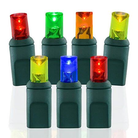 Multi-Color (RYOGB) - 70 Lights Balled with Standard Male/Female Adapter