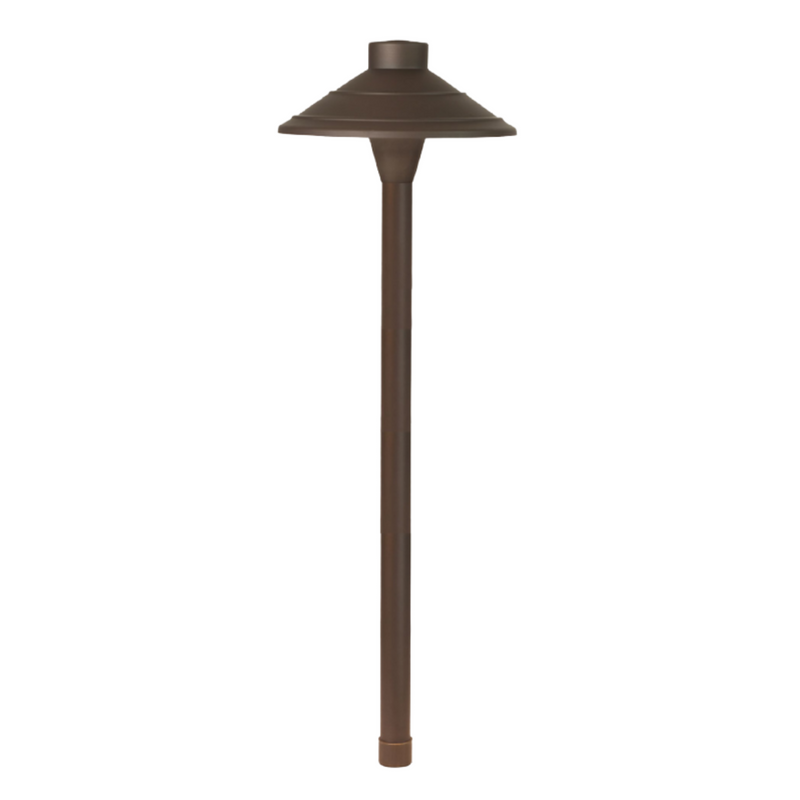 Brass Path & Area Light Fixture (Bronze)