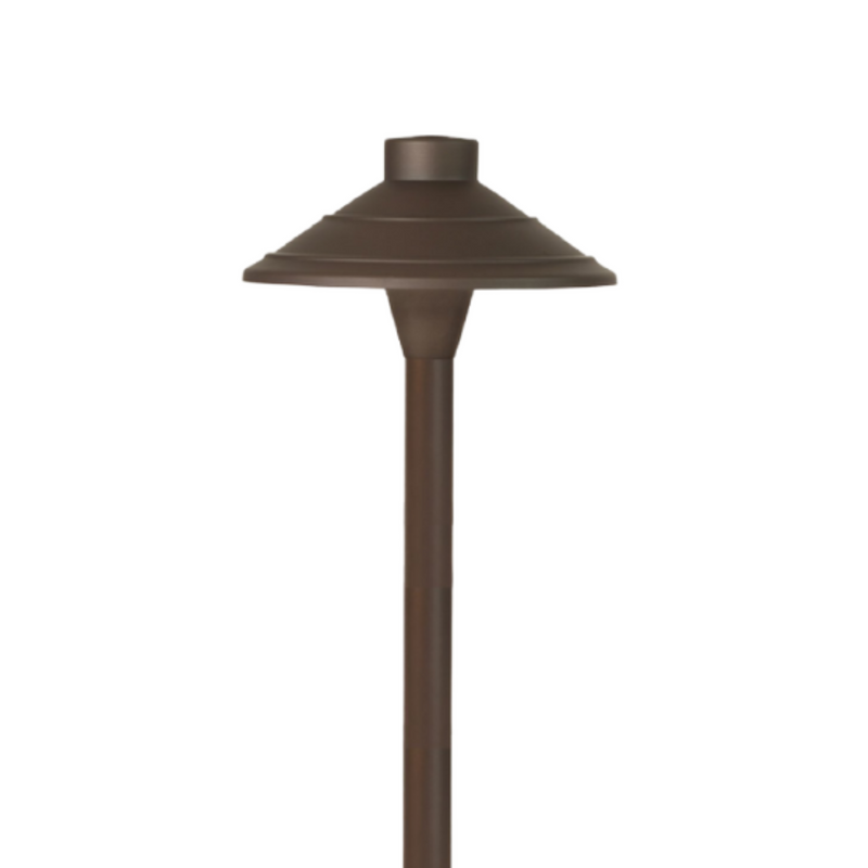 Brass Path & Area Light Fixture (Bronze)